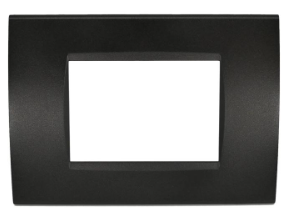 MAPAM Placca 1003-2 3p nero /lgt tecnopolimero t1