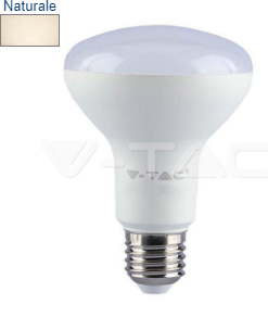 v-tac Led lampadina samsung chip 11w e27 r80 plastic 4000k