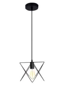 Elmark Sospensione Ida pendant 1xe27 black nero 