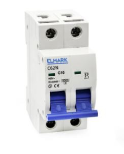 Interruttore magnetotermico mcb 6ka c62n/10a curve c
