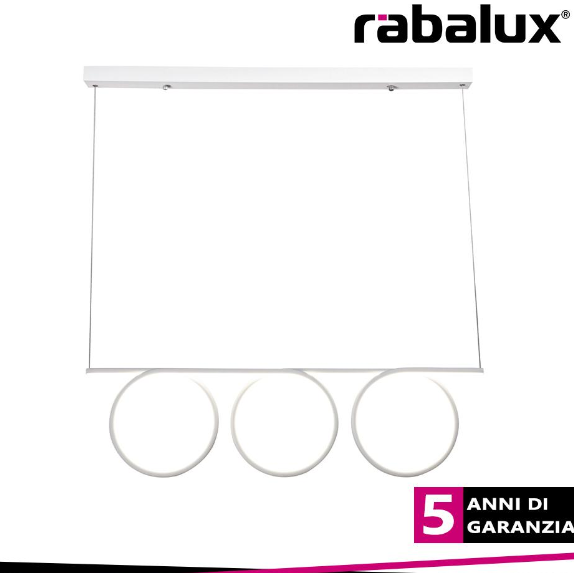 SOSPENSIONE RABALUX Donatella min.st. pend. 60w 4000k led 3810lm