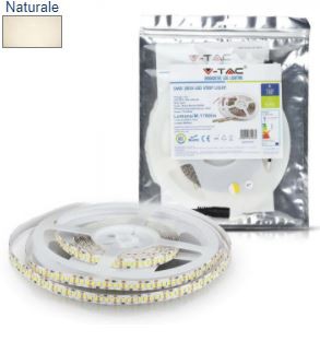 V-TAC Strisce led smd2835 - 204 leds bianco naturale ip20 4000k 