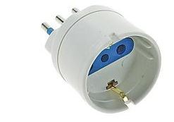 LIFE SPINA ADATTATORE SP.10A+T - PR.SCHUKO BN