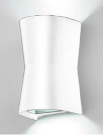 ISYLUCE APPLIQUE E-SEA TAZZA 110X195X85 MM 2XGU10 IP54 BIANCO 