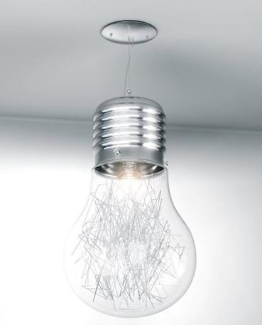 Top Light Big lamp trasparente sospensione per cameretta