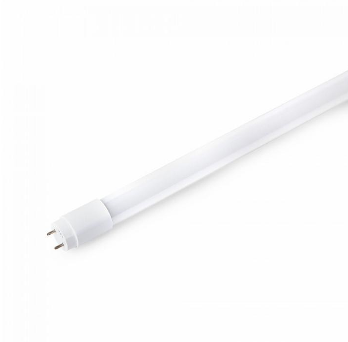 T8 TUBO LED 18W - 120 CM NANO PLASTICA NON RUOTABILE BIANCO CALDO 3000K                             