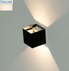 V-TAC 11w led lampada da giardino bridgelux chip nero 4000k quadrato