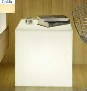 Cuby 32 solar & rechargeable rgb+6400+3000k 32x32cm ip65
