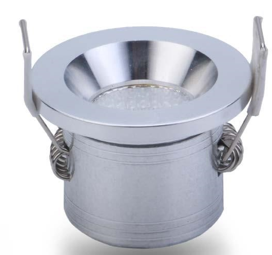 IPERLUX LED MINI SPOTLIGHT 1W SILVER AC85-265V 4000K