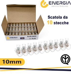 Morsetto unipolare 10mm 10stecche da 10poli