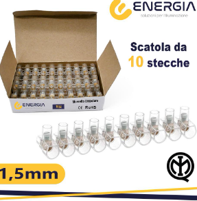 ENERGIA Morsetto unipolare 1,5mm 10stecche da 10poli