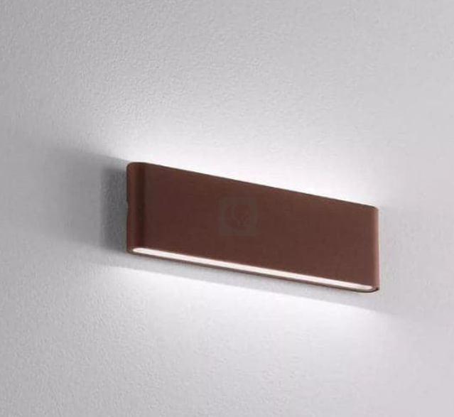 ISYLUCE APPLIQUE MM 300X90X35 LED 15+15W 3000K IP54 CORTEN