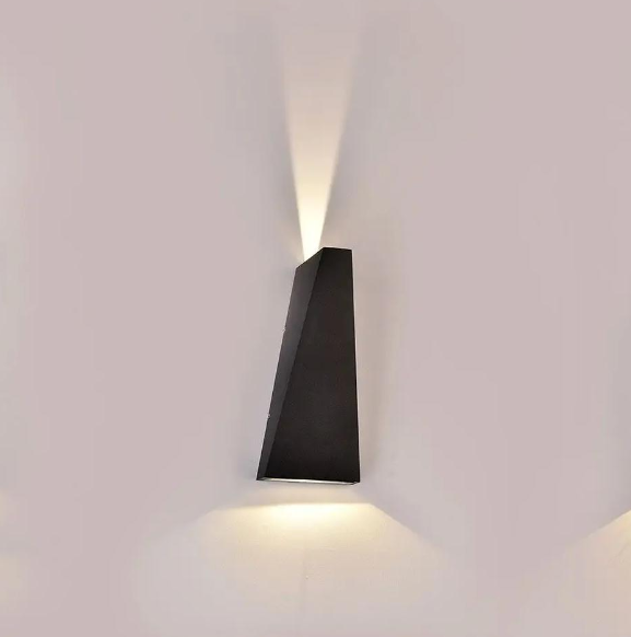 V-TAC 6w led lampada da parete corpo nero ip65 4000k