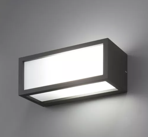 ISYLUCE APPLIQUE DECO' IP54 E27 MM250X110X100 COLORE NERO