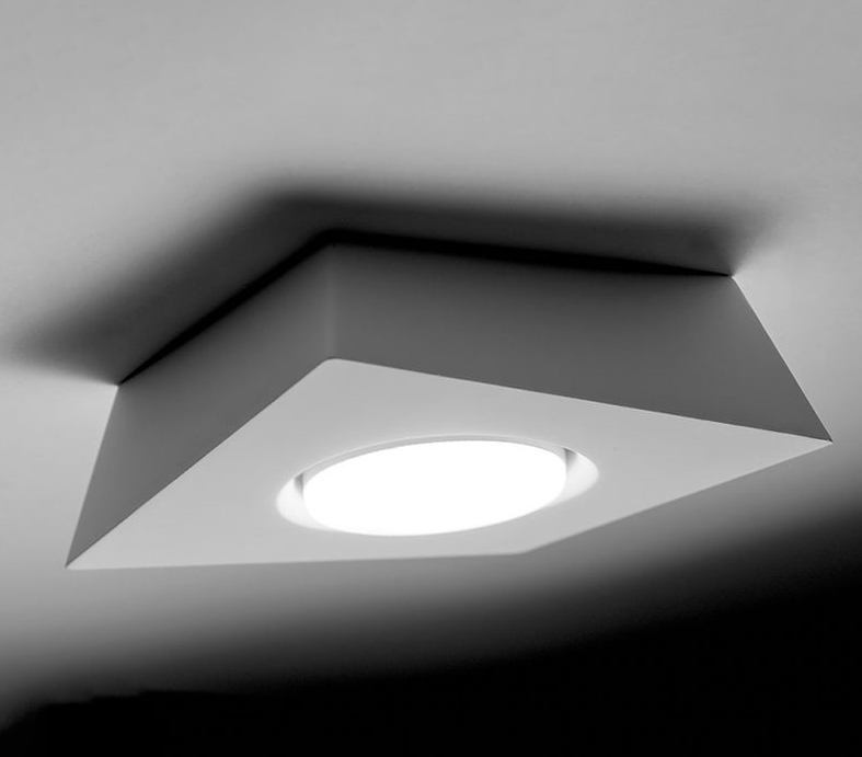 Sforzin lampada da soffitto in gesso Anchise T371 Blank Design Studio