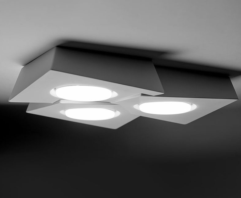 Sforzin lampada da soffitto in gesso Anchise T373 Blank Design Studio