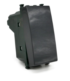 MAPAM Interruttore 601n/vmr-pln nero t2 