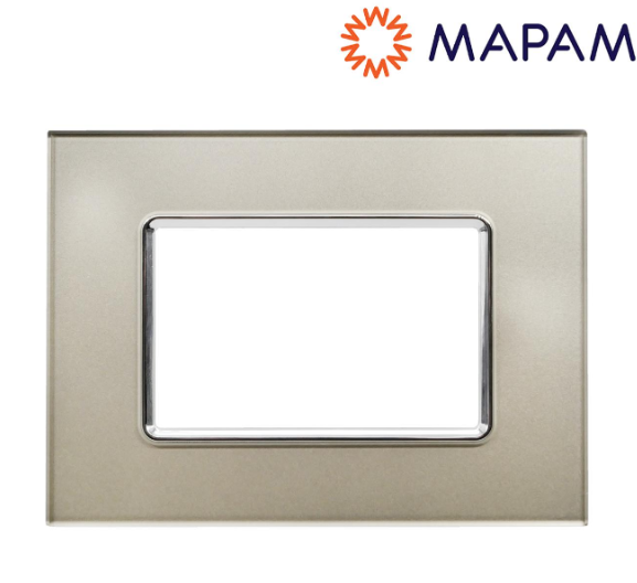 MAPAM Placca vetro 5003bl-5 t3 3p champagne