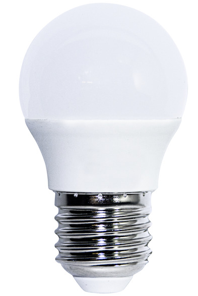 LIFE LAMPADA LED MINISFERA G45 ST, E27, 4.5W, FA270°, 6500K, 220Vac, LM470, RA 80, 45*77mm BOX