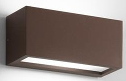 ISYLUCE APPLIQUE METRO IP54 E27 250X110X100 CORTEN
