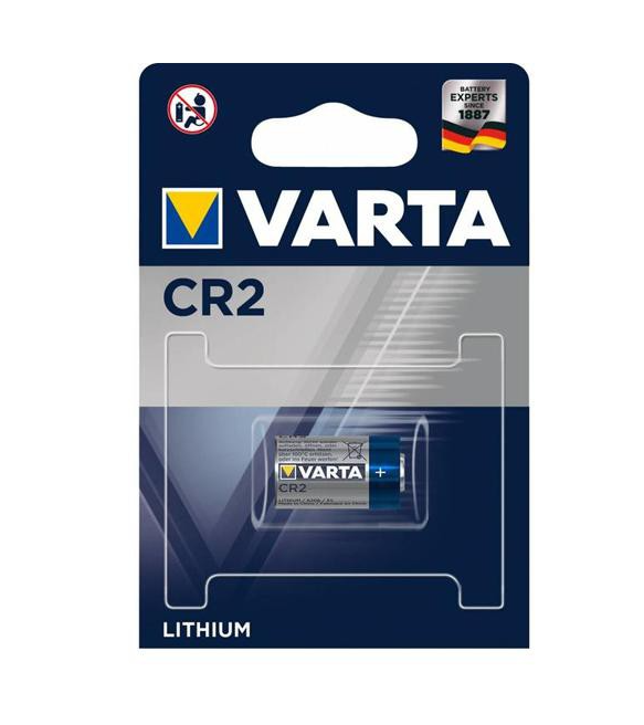 BATTERIA VARTA CR2 LITIO PROFESSIONAL 3V 920 MAH                                                                                        
