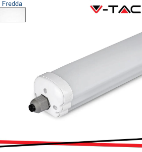 V-TAC Led plafoniera impermeabile g-series 1200mm 36w 6400k 120lm/w