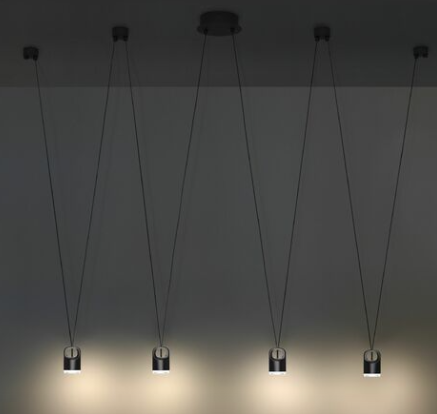 VIVIDA SOSPENSIONE PENDANT LAMP. 16W 1100LM 3000K BLACK