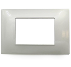 MAPAM Placca 6003-04 3p grigio chiaro vmr-pln tecnopolimero t2