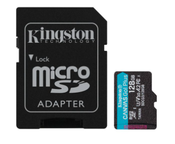 Kingston SDCG3/128GB - Scheda memoria, microSD, 128GB, 170MB/s