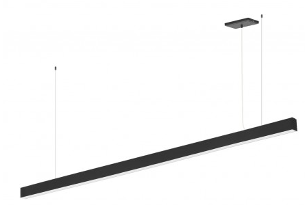 VIVIDA SEGMENTO SOSPENSIONE PENDENT 36W COLORE NERO 2700/3000/4000K