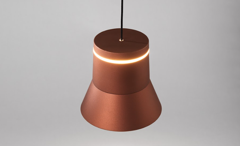 SOSPENSIONE CLOCHE PENDANT 6W 770LM 3000K COLORE COFFE