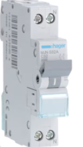 HAGER - HAGMJN532A INTERR. AUTOM.1P+N 32A 4.5KA C 1M