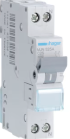 HAGER - HAGMJN525A INTERR. AUTOM.1P+N 25A 4.5KA C 1M