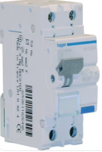 HAGER - HAGADC810H DIFF MAGN 1PN 30MA AC 10A 4.5KA C 2M