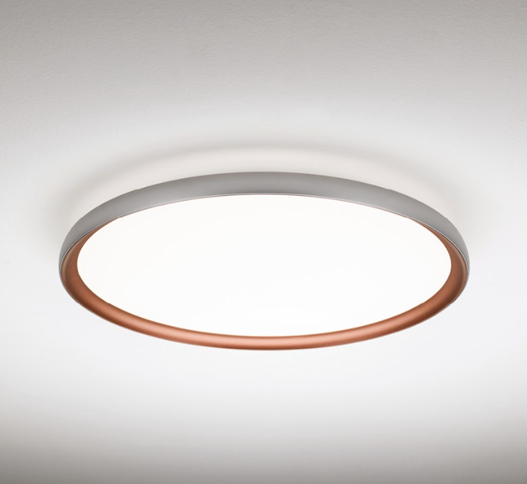 ATENA CEILING 55W SILVER+COPPER D600 H 65 3000K-4000K CCT CHANGEABLE 