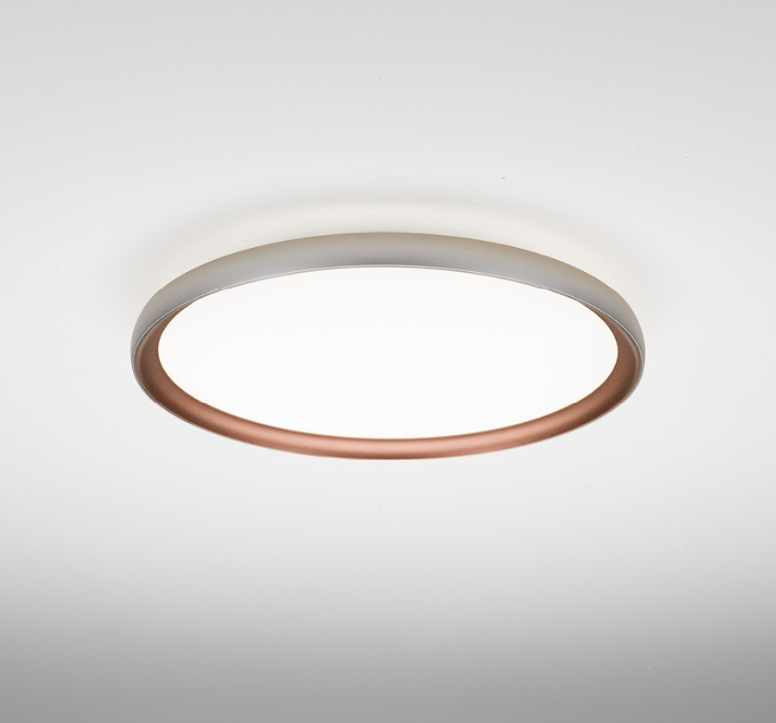 ATENA CEILING 48W SILVER+COPPER D500 H 65 3000K-4000K CCT CHANGEABLE 