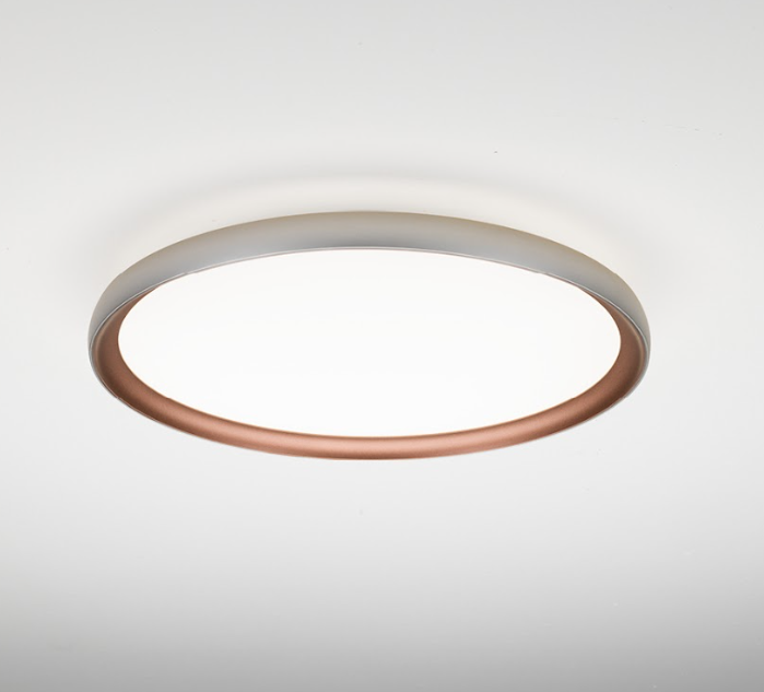ATENA CEILING 48W SILVER+COPPER D400 H 65 3000K-4000K CCT CHANGEABLE 