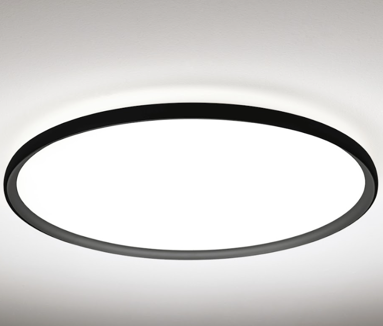 ATENA CEILING 84W NERO D800 H 65 3000K-4000K CCT CHANGEABLE 