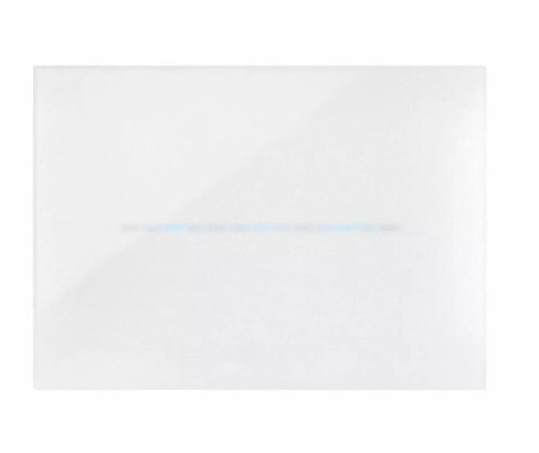 AVE Placca Youmg Touch, S44 tecnopolimero colore gesso - 3 comandi a scomparsa - 3 Mod.