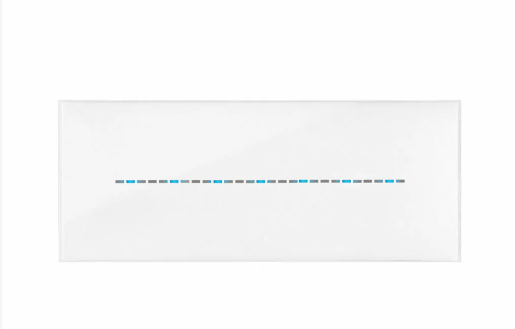AVE Placca Youmg Touch, S44 tecnopolimero colore gesso - 7 comandi a scomparsa - 7 Mod.