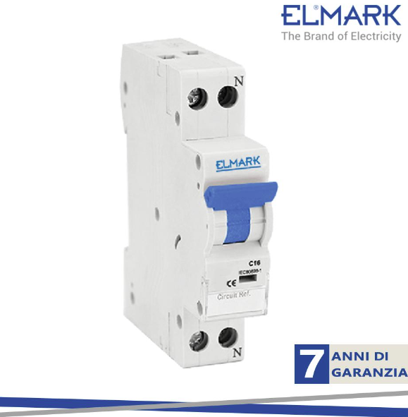 ELMARK Int.magnetotermico c10a 4,5kadp1n/10 curva c