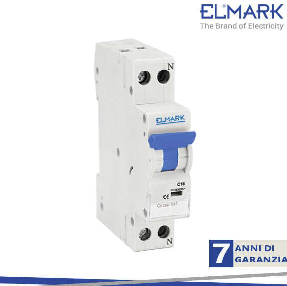 ELMARK Int.magnetotermico c20a 4,5ka dp1n/20 curva c