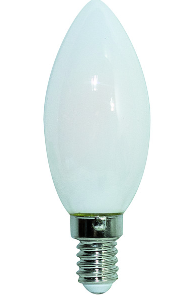 LAMPADA LED DIMMER CANDELA C35 Filament Milky, E14, 4.5W, FA320°,3000K,220Vac