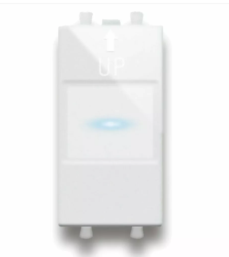 AVE -Commutatore Touch, S44, 2NA 5A 230V- alimentazione 230V, a scomparsa 1 Mod.