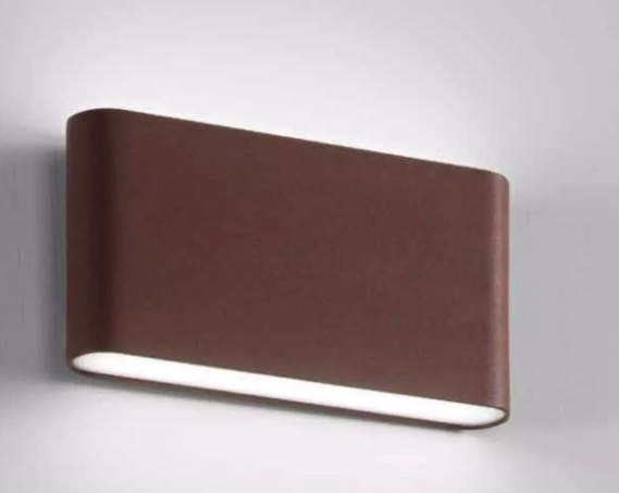 ISYLUCE Applique da esterno led 20w 3000k ip54 corten 