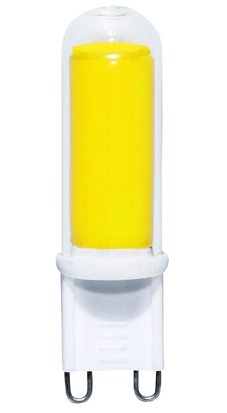 LAMPADA LED G9, 2,2W, Vetro, FA360°, 4000K, 220Vac, LM250, RA 80, 14*54mm,BOX 