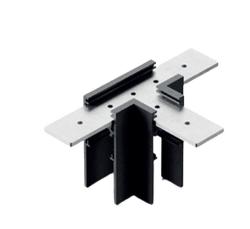 GIUNZIONE PER BINARIO SUP.L SOFFITTO/SOFFITTO NERA GBIGSN1