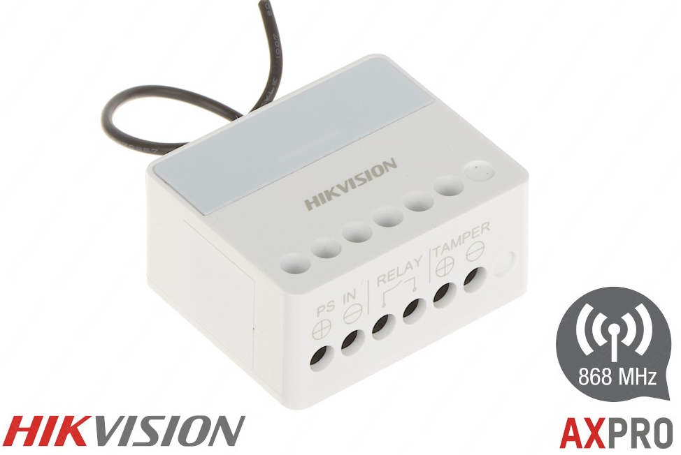 HIKVISION AX PRO MODULO RELE ALLARME WIRELESS 868MHZ