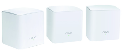 Mesh Wireless System nova MW5G 3 Pack 1200 Mbps DUAL-BAND 2.4GHz, 5GHz coper fino a 350mq TENDA