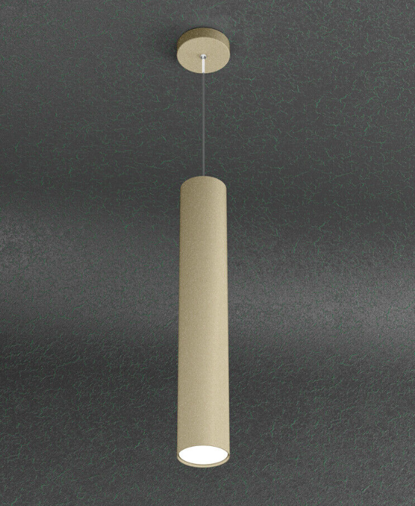CLOUD SOSPENSIONE TUBO H.25 1 LUCE SABBIA